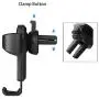 Ebow Air Vent Phone Holder Gravity Reaction Car Mobile Phone Holder Clip Type Air Vent Monut for All GPS Smart Phone (Black) Ebow Air Vent Phone Holder Gravity Reaction Car Mobile Phone Holder Clip Type Air Vent Monut for All GPS Smart Phone (Black)