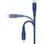 AmazonBasics USB A Cable with Lightning Connector, Premium Collection, MFi Certified Apple iPhone Charger, 3 Foot, Blue AmazonBasics USB A Cable with Lightning Connector, Premium Collection, MFi Certified Apple iPhone Charger, 3 Foot, Blue
