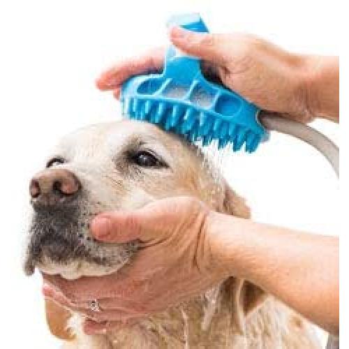 Aquapaw Pro Pet Grooming Sprayer and Scrubber in One Shower & Outdoor Garden Hose Compatible, Dog Cat Horse Grooming