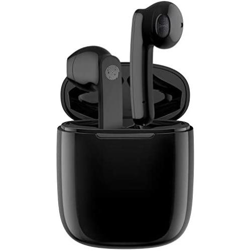 Latest Upgrade Bluetooth 5.0 True Wireless Earbuds with Charging Case IPX7 Waterproof Earbuds 35 Hours Playtime Stereo Headphones Built-in Mic Earbuds Premium Sound with Deep Bass for Running/Gym