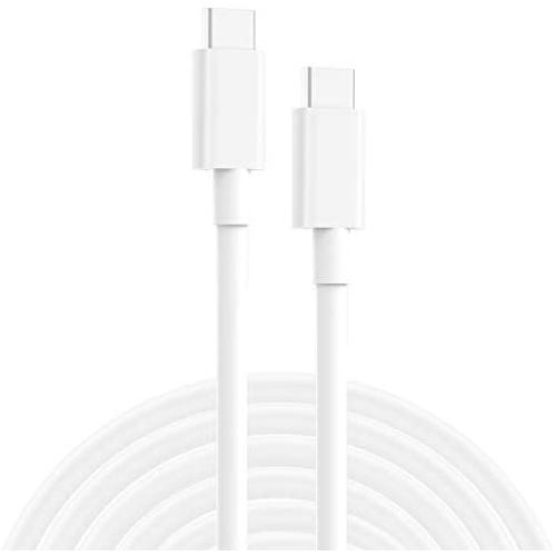 USB C to USB C Charging Cable, Cord Replacement for MacBook Pro, MacBook 12 inch, New MacBook Air, 2020/2018 iPad Pro 12.9, 11, Google Pixel 2/3/4 XL, Nexus 6P, All PD USB C Charger, USB-IF, 6.6ft