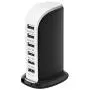 Quick Charge 3.0 USB Wall Charger 6 Ports QC 3.0 Desktop USB Hub Charging Station,Travel Charger Fast Charging Compatible with Phones,Tablets,Smartphones and More(Black+White) Quick Charge 3.0 USB Wall Charger 6 Ports QC 3.0 Desktop USB Hub Charging Station,Travel Charger Fast Charging Compatible with Phones,Tablets,Smartphones and More(Black+White)