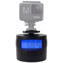 TurnsPro - Time Lapse Camera Mount - Panning Rotating 360 for GoPro DSLR iPhone. Motorised Pan Head for Panoramic Photos