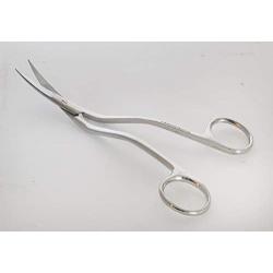 Mazbot 6 Inch Bent Handle Curved Embroidery Scissors---Perfect for Machine Embroidery