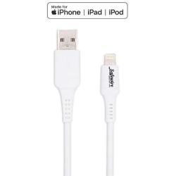 Apple Certified iPhone & iPad Charger - Ultra Durable 6ft Lightning to USB Cable and 12W USB Power Adapter Wall Plug for iPhone 11 XS Max XR X 8 Plus 7 6S 6 SE 5S 5C 5 iPad Mini Air Pro iPod (White)