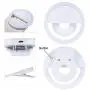 Portable Lightweight Multi-use Clip-on Selfie Ring Light (Blue) with USB Charging Port. Equipped with 3 Different Lighting Modes for Night time Photo Perfection. Fits Perfectly to All Smart Devices Portable Lightweight Multi-use Clip-on Selfie Ring Light (Blue) with USB Charging Port. Equipped with 3 Different Lighting Modes for Night time Photo Perfection. Fits Perfectly to All Smart Devices