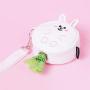 ODD PET Line Friends - Dog Poop Bag Holder – Dispenser – Hangs to Any Leash – Perfect Size & Design