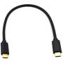 Poyiccot USB Type-C to USB Type-C Gen 2 Sync & Charging Cable, USB 3.1 Type C Male to Male Cable for MacBook, Nintendo Switch(USB C M/M)