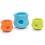 West Paw Zogoflex Toppl Treat Dispensing Dog Toy Puzzle – Interactive Chew Toys for Dogs – Dog Toy for Moderate Chewers, Fetch, Catch – Holds Kibble, Dog Training Treats, Made in USA