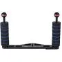 Ano Underwater Adjustable Lightweight Camera Tray with Rubber Handle Grip for Scuba Diving Video Lights Cameras and Dome Port Ano Underwater Adjustable Lightweight Camera Tray with Rubber Handle Grip for Scuba Diving Video Lights Cameras and Dome Port