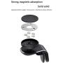boomee Magnetic Car Air Vent Phone Holder Universal Cell Phone Bracket Stand for Car L Shape Magnetic Phone Holder in Car 360°Rotation Magnetic Car Mount (Black)