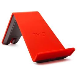 TYLT VU Qi Wireless Phone Charging Pad (Red, 3 Coil) Tilted Stand & Fast Battery Charger Station for Compatible iPhone, Samsung, Google, Android & Qi-Enabled Cell Phones