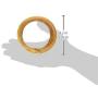 Pawstruck Bully Stick Rings - Natural Bulk Dog Dental Treats & Healthy Chew, Best Thick Low-Odor Pizzle Stix, Free Range & Grass Fed Beef