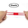HONBAY 12PCS Silicone Elastic Flashlight Torch Mount Fix Bands for Cycling Bike Bicycle