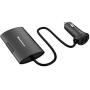 Wishinkle UL Certified 4 Port Multi USB Passenger 4.92ft Car Charger, Front Back/Rear Seat 4.8A Adapter, Compatible for iPhone Xs/Max/XR/X/8, iPad Pro/Air 2/Mini, Samsung Galaxy Note9/S9/S9+ and More