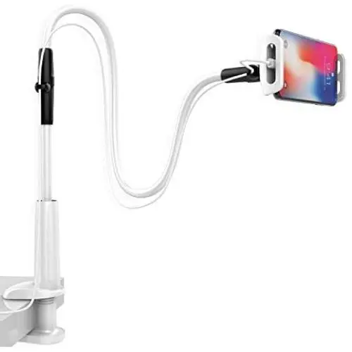 Cell Phone Holder, Lamicall Gooseneck Phone Holder : Adjustable Phone Mount Cradle Stand Compatible with Switch, Phone 11 Pro XS Max XR X 8 7 6 6s Plus, More 4.7-7.9 inch Devices Cell Phone Holder, Lamicall Gooseneck Phone Holder : Adjustable Phone Mount Cradle Stand Compatible with Switch, Phone 11 Pro XS Max XR X 8 7 6 6s Plus, More 4.7-7.9 inch Devices