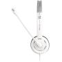 On Ear Headphones, Stereo Headphone 3.5mm Wired Music Gaming Computer Mobile Phone Headset with Mic - Black Double Plug