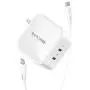 USB C Charger, RAVPower 90W 2-Port Wall Charger PD 3.0 GaN Tech Type C Fast Charging Adapter Compatible with MacBook Pro Air, iPad Pro, iPhone 11 Pro Max XR XS X SE2, Galaxy S9 S8, Nintendo and More