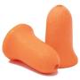 Plugfones Basic Earplug-Earbud Hybrid - Noise Reducing Earphones - Orange