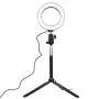 LED ring makeup lamp Adjustable LED fill light, ring of light with support for video and live streaming and make-up