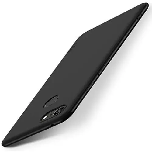 X-level Google Pixel 3 XL Case, Mobile Phone Case [Guardian Series] Soft TPU Matte Finish Slim Fit Ultra Thin Light Protective Cell Phone Back Cover for Google Pixel 3 XL-Black