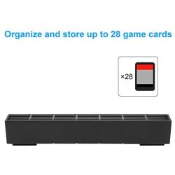 Game Card Storage with 28 Game Card Slots Card Holder for Nintendo Switch Game Console