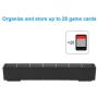 Game Card Storage with 28 Game Card Slots Card Holder for Nintendo Switch Game Console