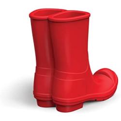 Fred 5216342 REBOOT Silicone Rain Boots Mobile Phone Stand, Red