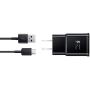 Samsung EP-TA20JBEUGUS Fast Charge USB-C 15W Wall Charger for Galaxy Note 8, 9, Galaxy S8, S8+, S9, S9+, S10, S10+, S10E Inbox Replacement - Retail Packaging - Black