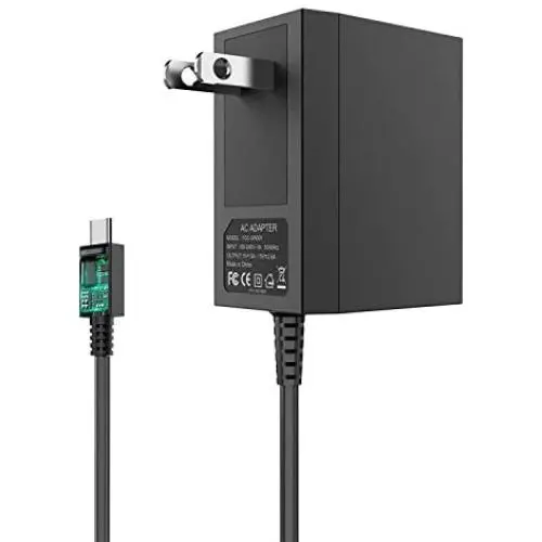 pdobq Switch Charger for Nintendo Switch and Switch Lite Charger, AC Power Supply Adapter Compatible with Nintendo Switch, 15V/2.6A Support TV Mode, Fast Charger for Nintendo Switch pdobq Switch Charger for Nintendo Switch and Switch Lite Charger, AC Power Supply Adapter Compatible with Nintendo Switch, 15V/2.6A Support TV Mode, Fast Charger for Nintendo Switch