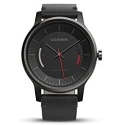 Garmin vívomove Classic - Black with Leather Band