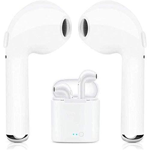 iBinker Wireless Bluetooth Earbuds Headphones with Portable Charging Case,Waterproof Anti-Sweat Earplugs,Long Battery Life in-Ear Noise Cancelling Stereo Headset for All Smartphones Marine GPS