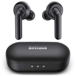 Wireless Earbuds Active Noise Cancelling | Boltune Bluetooth V5.1 Earbuds | 4 Microphones with Smart Noise Reduction for Clear Calls | Enhanced Deep Bass | IPX8 Waterproof | USB-C Quick Charging Case