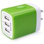 USB Charging Block, Ailkin 3.1A Fast USB Charger Adapter Charging Plug Cube Compatible iPhone X/8/7/6s/Plus, iPad Pro/Air 2/Mini, LG, HTC, Samsung and More Android, Type C, iOS Smart Phones Charger