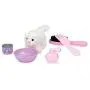 Play Circle by Battat – Pink Cat Grooming Kit – Pretend Play Cat Carrier with Plush Kitten, Brush, Toy Food, and Accessories – Pet Care Set for Kids Ages 2 and Up (7 Pieces)