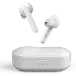 Wireless Earbuds TicPods 1 True Bluetooth Earbuds with Charging case, Water Resistant, Clear Crisp Audio in Both Ears, Noise isolating, Ice