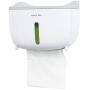 Anfly Toilet Paper Holder - Waterproof Paper Roll Holder Hand Towels Tissue Paper Holder with Shelf Self-Adhesive Tools Free