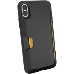 Smartish iPhone X/XS Wallet Case - Wallet Slayer Vol. 1 [Slim + Protective] Credit Card Holder for Apple iPhone 10s/10 (Silk) - Black Tie Affair