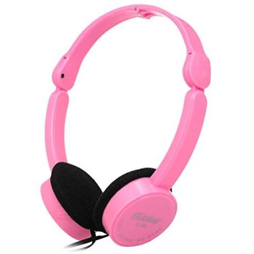 Festnight KUBITE T-111 3.5mm Wired Over-Ear Headphones Foldable Sports Headset Portable Music Gaming Earphones w/Microphone for Kids MP4 MP3 Smartphones Laptop Tablet PC