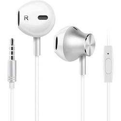 Ear Buds, Amoner Wired Headphones Sports Earphones, Stereo Sound in-Ear Buds with Built-in Mic for Phone 6/6s Plus/5s/SE, Galaxy, Android Smartphones, Tablets