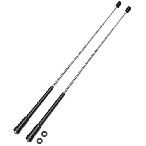 Walkie Talkie Antenna - NA-771R 16-Inch Retractable VHF/UHF (144/430Mhz) Dual Band Antenna SMA-Female Compatible with Baofeng Uv-5r Uv-82 F8hp by Yxisn5 (2 Pack)