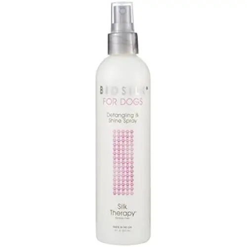 BioSilk Therapy Detangling Best Detangling Spray For All Dogs and Puppies | Dog Detangling and Shine Spray to Detangle Fur and Loosen Knots and Mats, Silk Infused Formula