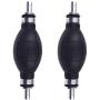 NAVARME 2Pcs 3/8"(10mm) Rubber Metal One Way Valve Fuel Pump Line Hose Hand Primer Bulb for Car Marine Boat 3/8 9001080A