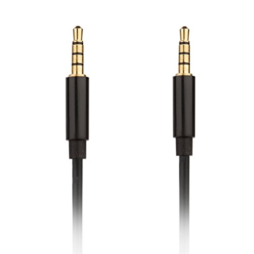 Replacement 3.5mm to 3.5mm 4-pole Cable Compatible with Turtle Beach Gaming Headsets - 1.2m Gold Plated Chat Talkback Mobile Adapter Cable - PX22 Z22 XP7 Z7 Sierra