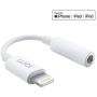 [Apple MFi Certified] Lightning to 3.5 mm Headphone Jack Adapter Compatible with iPhone 8/8 Plus/X/Xr/Xs/7/7 Plus, Music Control & Calling Function Supported,Support iOS 11,10.3 and More – White