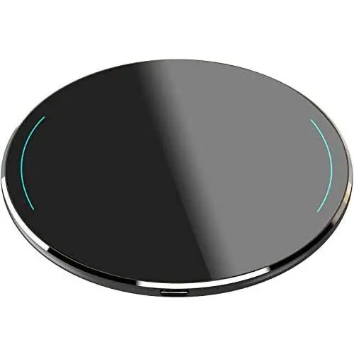 TOZO W1 Wireless Charger Ultra Thin Aviation Aluminum CNC Unibody Fast Charging Pad Black (NO AC Adapter) TOZO W1 Wireless Charger Ultra Thin Aviation Aluminum CNC Unibody Fast Charging Pad Black (NO AC Adapter)