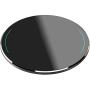 TOZO W1 Wireless Charger Ultra Thin Aviation Aluminum CNC Unibody Fast Charging Pad Black (NO AC Adapter)
