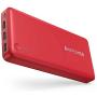 Portable Charger RAVPower 26800mAh Power Bank Battery Pack Total 5.5A Output External Battery 3 Ports Portable Phone Charger Compatible with iPhone 11 Pro Max SE iPad Samsung Galaxy S20 Note10 (Red)