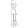 Tangkula Toilet Paper Holder Stand, Chrome Finish and Iron Framework, No Assembly Required, Free Standing Toilet Paper Roll Holder with Dispenser for Bathroom Storage (Silver) Tangkula Toilet Paper Holder Stand, Chrome Finish and Iron Framework, No Assembly Required, Free Standing Toilet Paper Roll Holder with Dispenser for Bathroom Storage (Silver)