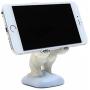 Cute Polar Bear Animal Cell Phone Stand for Desk Smartphone Mobile Phone Holder for iPhone Xs Max XR 8 Plus 7 6S X 5 Samsung Galaxy S10 S9 S8 S7 Edge S6 Android Smartphone Holder Desk Decorations